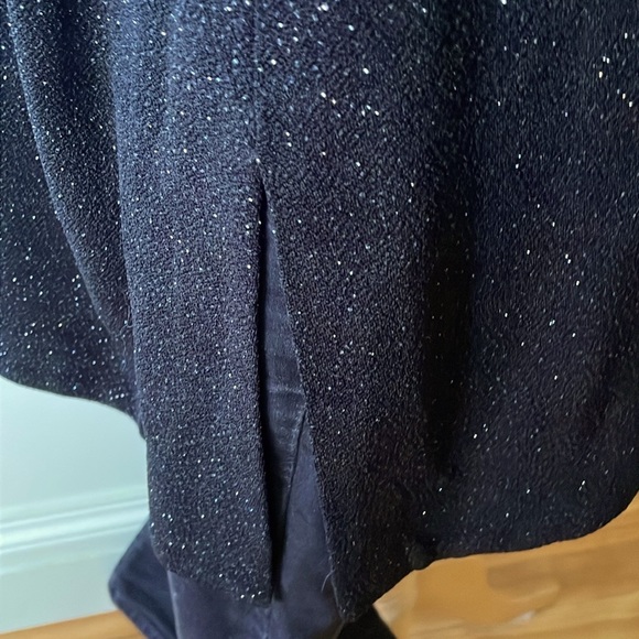 🇨🇦 Victor Costa/En Français Vintage Black Sparkly Knit V-Neck Tunic, Size 1X - Picture 8 of 16